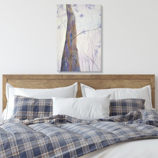 Lone Timer Wasserfarbe Leinwanddruck (Insitu (Schlafzimmer))