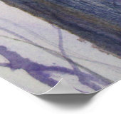 Lone Timer Wasserfarbe Poster (Ecke)