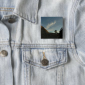 Lone Torrey Pine California Sunset Landschaft Button (Beispiel)