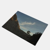 Lone Torrey Pine California Sunset Landschaft Fußmatte (Schrägansicht)