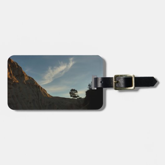 Lone Torrey Pine California Sunset Landschaft Gepäckanhänger (Vorderseite horizontal)