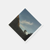 Lone Torrey Pine California Sunset Landschaft Serviette (Ecke)