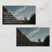 Lone Torrey Pine California Sunset Landschaft Visitenkarte (Vorne/Hinten)