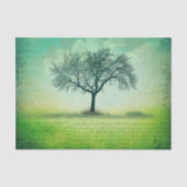 Lone Tree Decoupage Seidenpapier (Vorderseite)