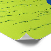 Lone Tree Illustration Poster (Ecke)