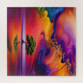 Lone Tree in Water bunter Himmel Puzzle (Horizontal)