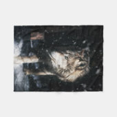 Lone Wanderer Fleecedecke (Vorderseite (Horizontal))