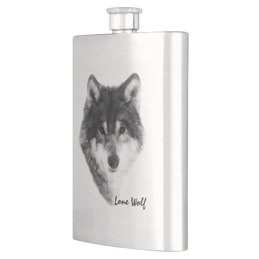 Lone Wolf anpassbar Flachmann (Links)