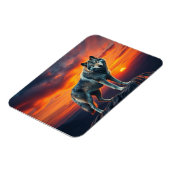 Lone Wolf at Sunset Magnet (Linke Seite)