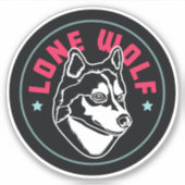 Lone Wolf Aufkleber (Vorderseite)