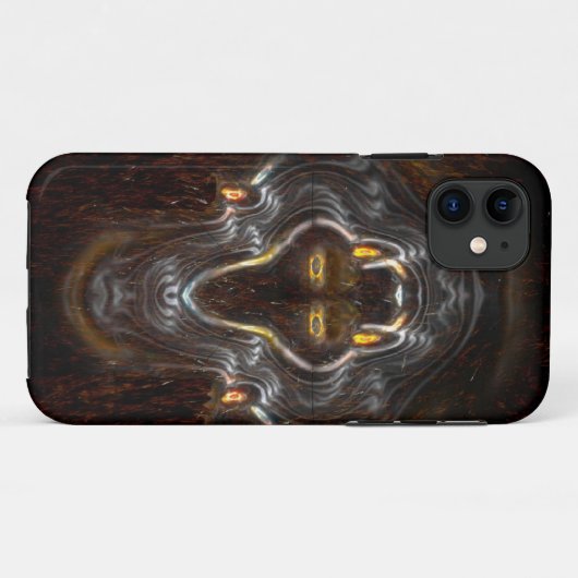 Lone Wolf Case-Mate iPhone Hülle (Rückseite (Horizontal))