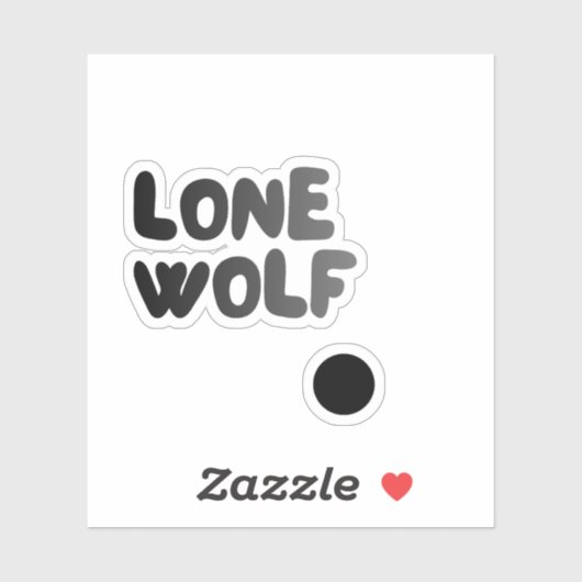Lone Wolf Club Aufkleber (Blatt)