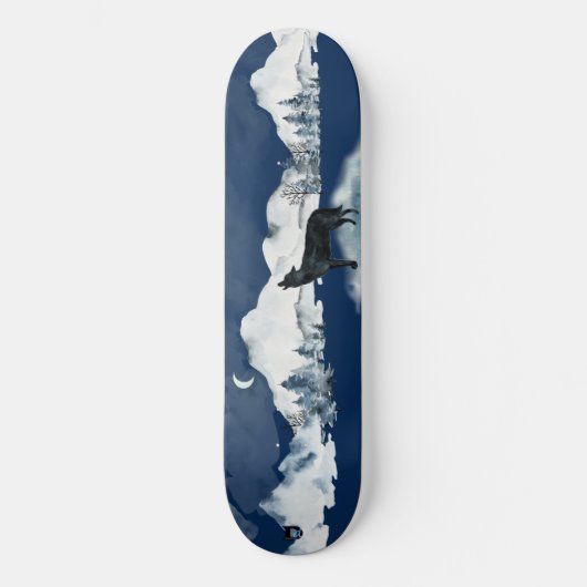 Lone Wolf D Brand Skateboard (Vorderseite)