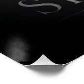 Lone Wolf Design - Bleibe kostenloses Poster (Ecke)