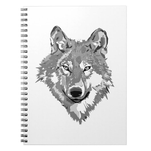 Lone Wolf Design Notizblock (Vorderseite)