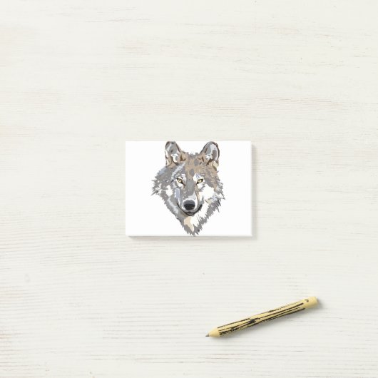 Lone Wolf Design Post-it Klebezettel (Auf Schreibtisch)