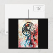 Lone Wolf - Ein Original von Brown Eyes Postkarte (Vorne/Hinten)
