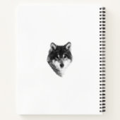 Lone Wolf elegant Notizblock (Rückseite)