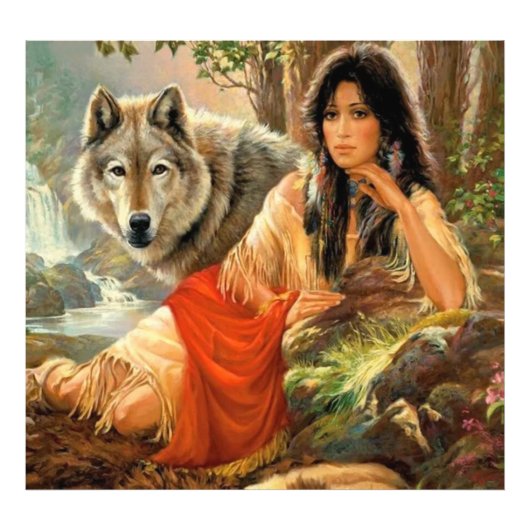 Lone Wolf Fotodruck (Vorne)