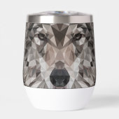 Lone Wolf Geometric Portrait (Vorderseite)