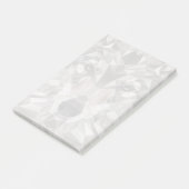 Lone Wolf Geometric Portrait Post-it Klebezettel (angewinkelt)