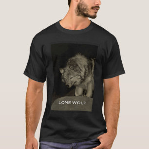 Lone Wolf Gray Wolf Wild Animal Jagd T-Shirt