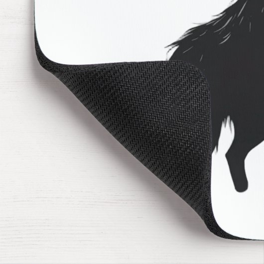 🐺 Lone Wolf Howling Design Maus Pads Mousepad (Ecke)