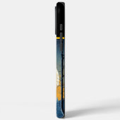 Lone Wolf Howls auf dem Mond Case-Mate iPhone Hülle (Rückseite / Links)