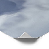 Lone Wolf im Schnee Poster (Ecke)
