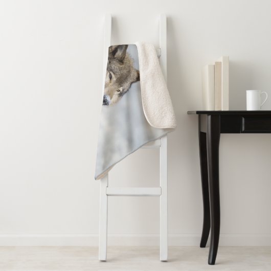 Lone Wolf im Schnee Sherpadecke (Beispiel)