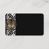 Lone Wolf Lodge Custom Business Card Visitenkarte (Rückseite)