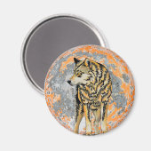 LONE WOLF MAGNET (Vorderseite/Rückseite)