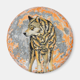 LONE WOLF MAGNET