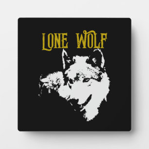 Lone Wolf Male Sigma Modern Minimalistisch Fotoplatte