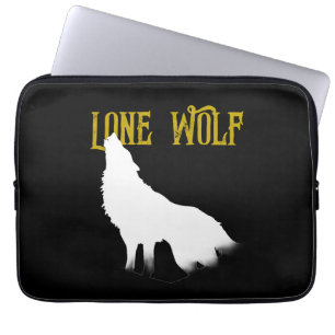 Lone Wolf Male Sigma Modern Minimalistisch Laptopschutzhülle