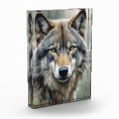 Lone Wolf Motivierend Inspiration Art Fotoblock (Links)