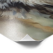 Lone Wolf Motivierend Inspiration Art Fotodruck (Ecke)