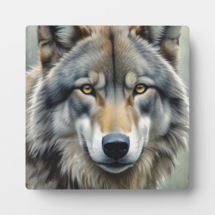 Lone Wolf Motivierend Inspiration Art Fotoplatte