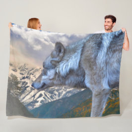 LONE WOLF OVERLORE DER FREIHEIT FLEECEDECKE
