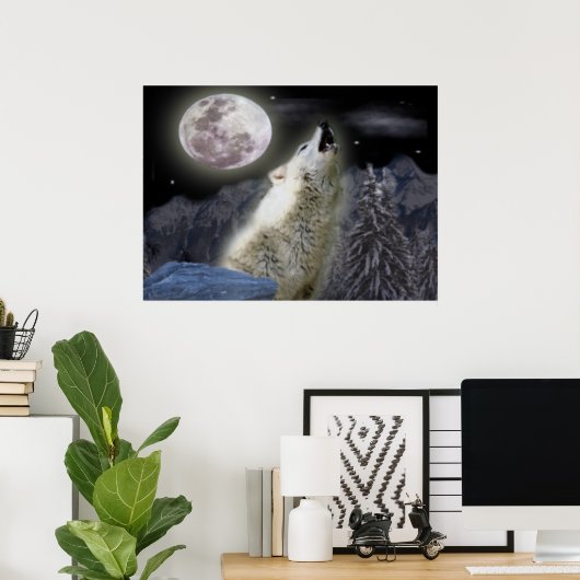 Lone wolf poster (Heimbüro)