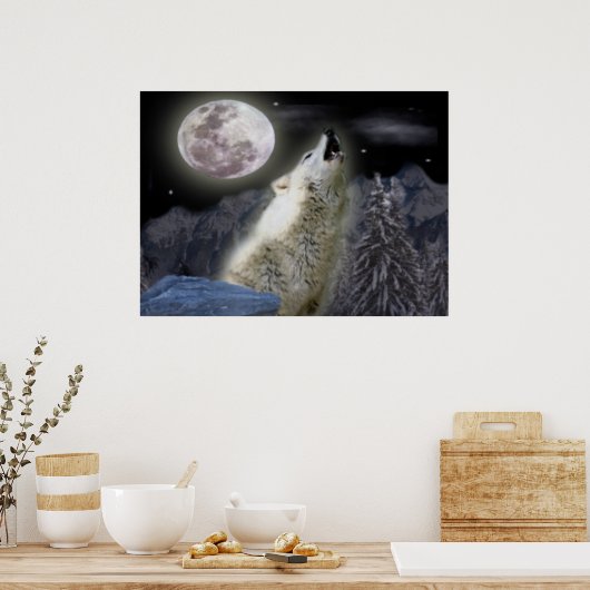 Lone wolf poster (Küche)