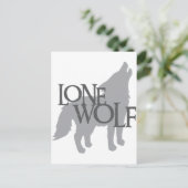 LONE WOLF POSTKARTE (Stehend Vorderseite)