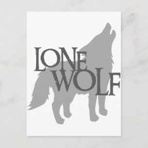 LONE WOLF POSTKARTE