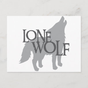 LONE WOLF POSTKARTE