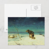 Lone Wolf Samotny Wilk Postkarte (Vorne/Hinten)