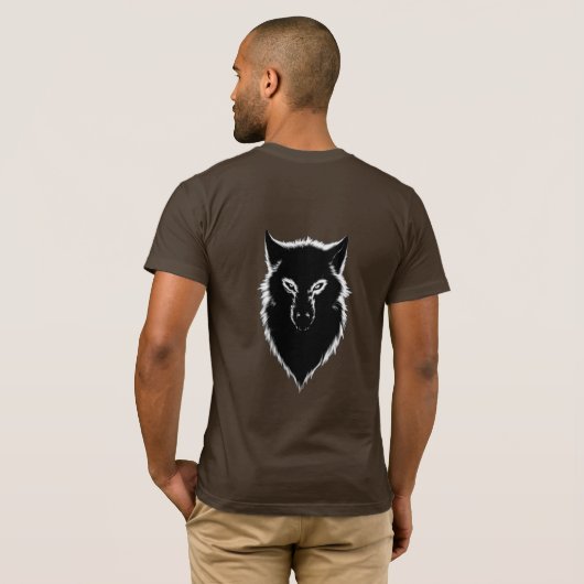 🐺 “Lone Wolf Spirit” Tee (Schwarz voll)