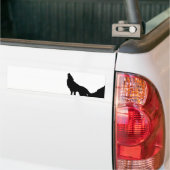 Lone Wolf Stehend auf einem Hügel Autoaufkleber (Auf Lkw)
