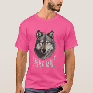Lone Wolf stellt Männer Individualist Ironic Sigma T-Shirt