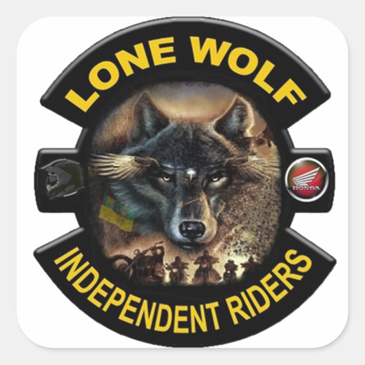 Lone Wolf Sticker (Vorderseite)