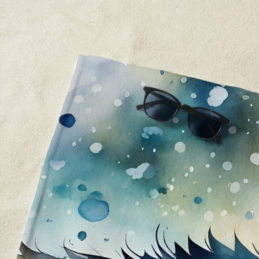 Lone Wolf Strandtuch (Beispiel)